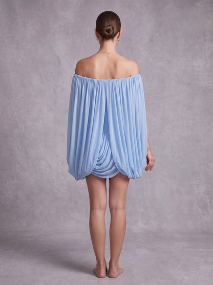 Draped Bardot Dress HV3217