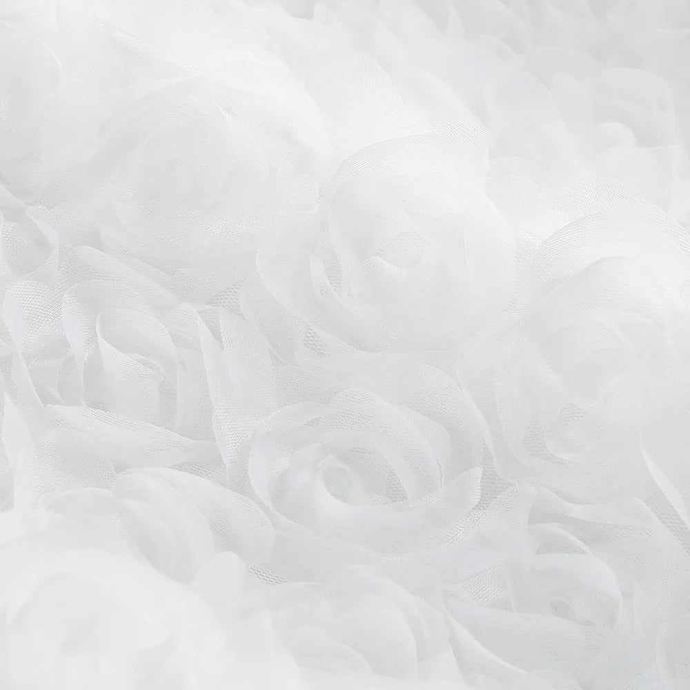 Halter Floral Maxi Dress White