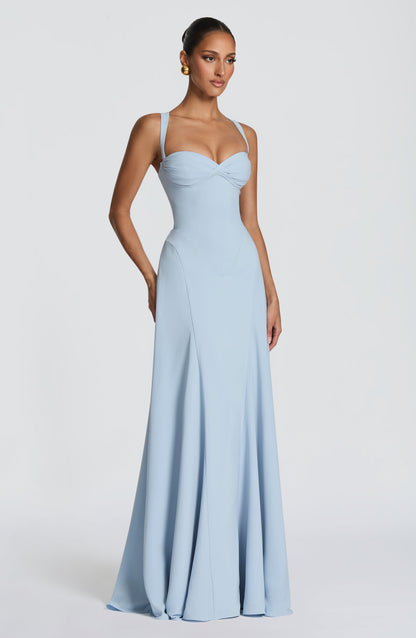 Bustier A Line Corset Maxi Dress HV3188