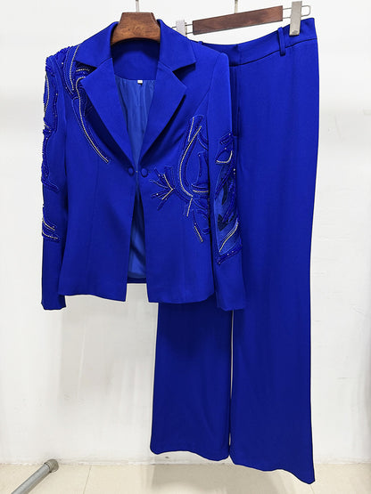 Crystal Detail Suit Blue HV2806