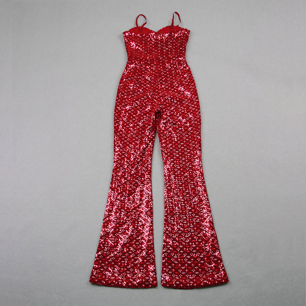 Sequin Jumpsuit  HV9504