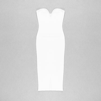 Strapless Cut Out Detail Dress HV8003