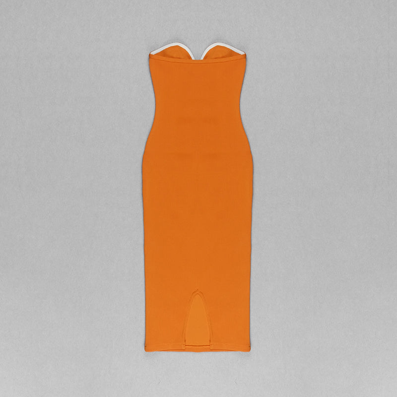 Strapless Cut Out Detail Dress HV8003