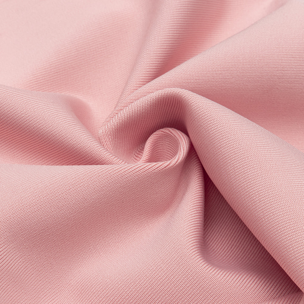 Ruffle Detail Dress Pink V9012